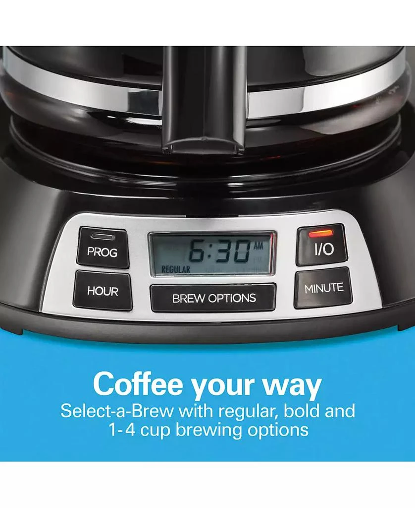 Hamilton Beach Programmable 12 Cup Coffee Maker - 49630G 5