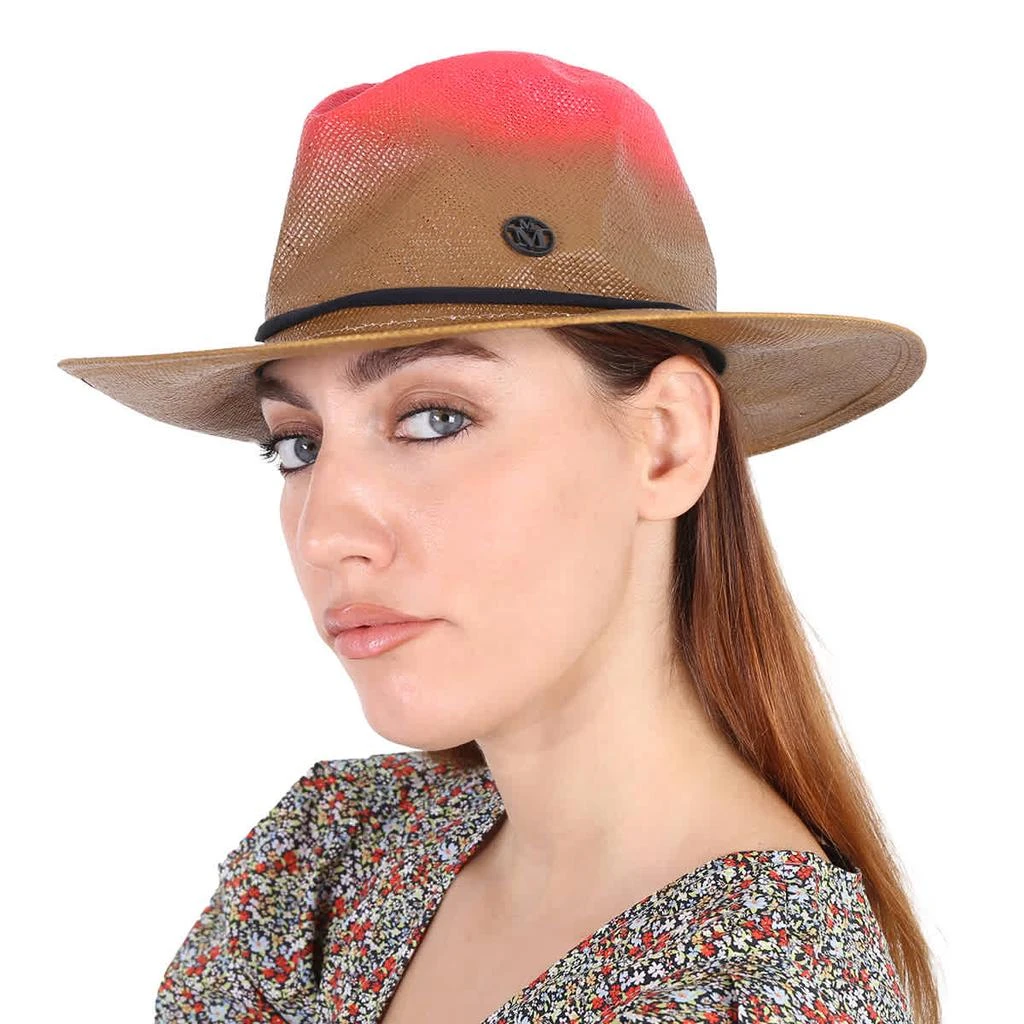 MAISON MICHEL Maison Michel Ladies Zango Tie Dye Fedora Hat, Size Medium 1