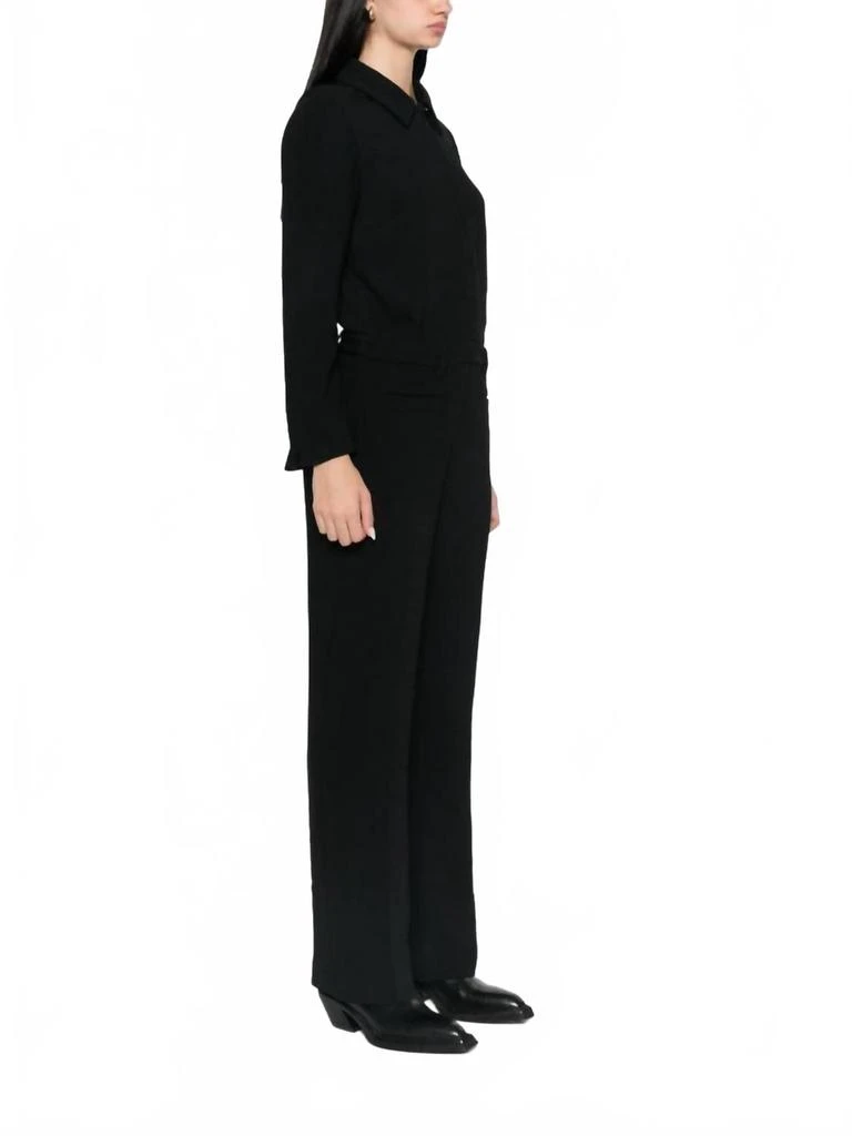 ba&sh Omiza Long Sleeve Straight Leg Jumpsuit In Black 2
