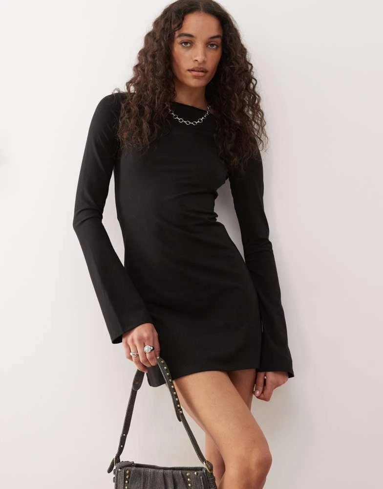 girls black party dress Tween Girls' Mesh Layered Hem Tube Party Dress – Elonnashop main image 0