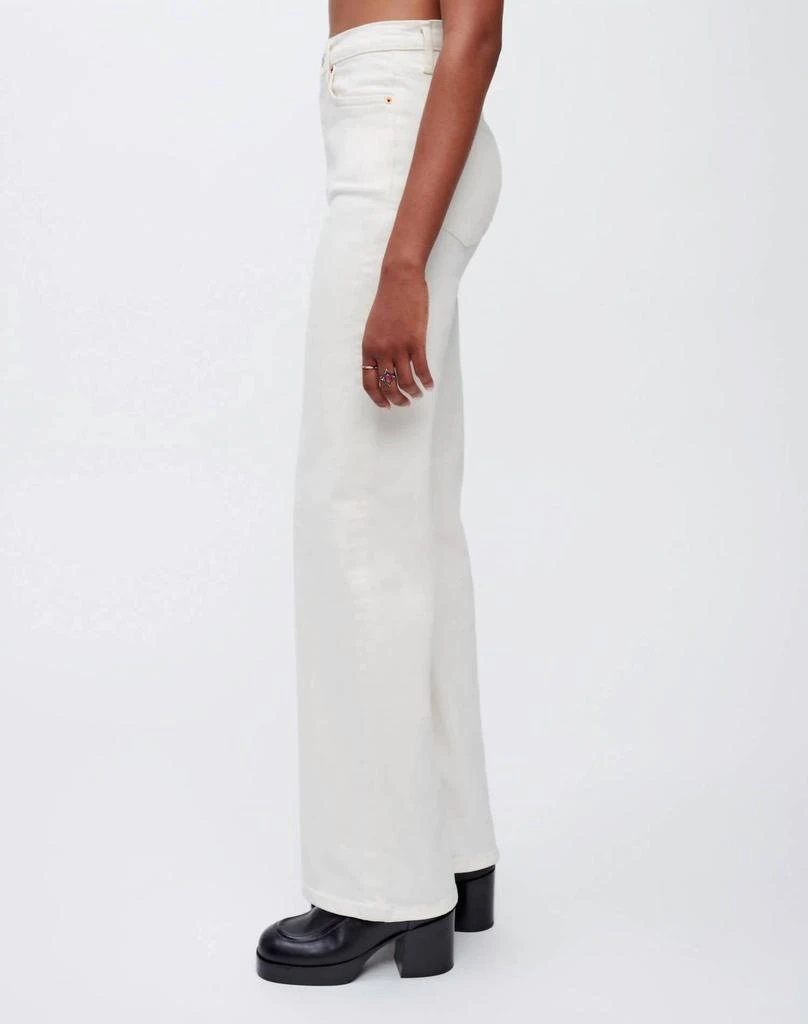 Re/Done 70S Ultra High Rise Wide Leg Jean In Vintage White 2