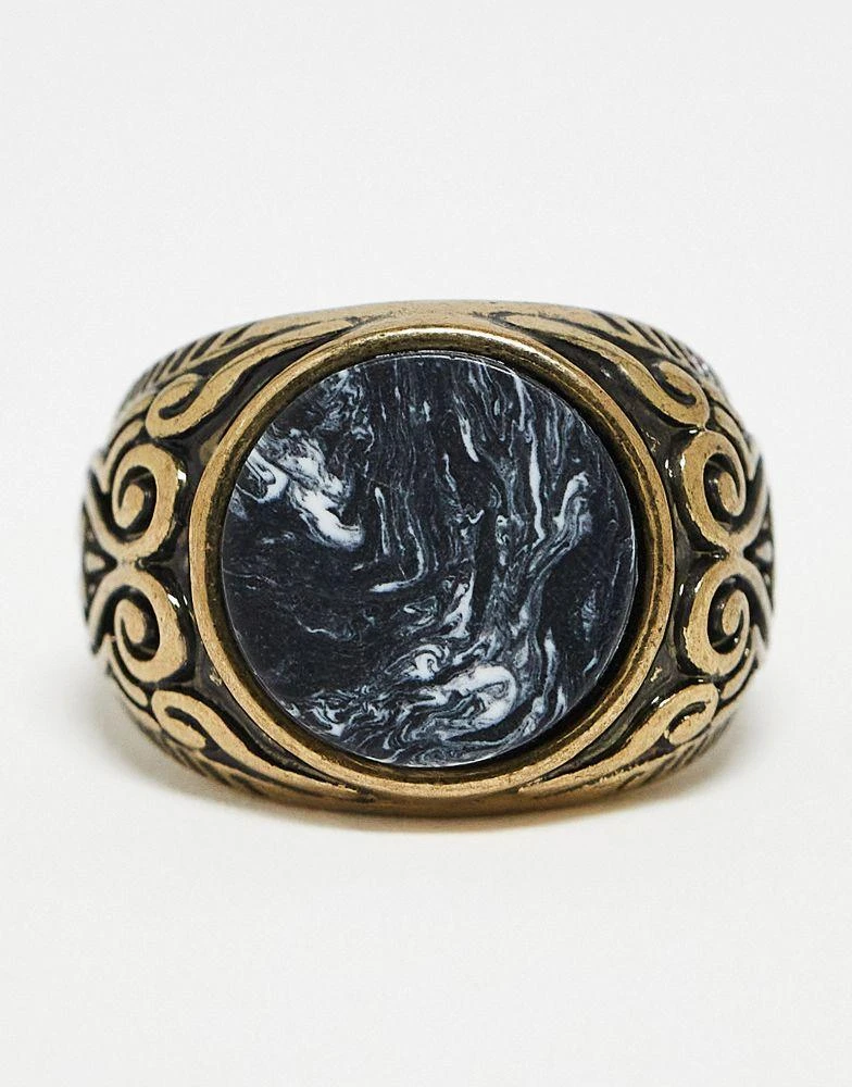 Classics 77 Classics 77 el  dorado signet ring in gold 4