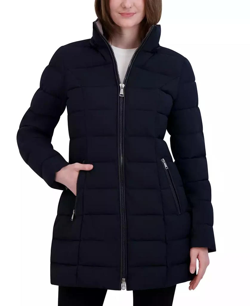 Laundry by Shelli Segal Women's Faux-Fur-Trim Hooded Puffer Coat 3