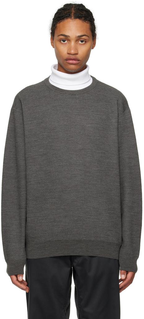 Nanamica Gray Crewneck Sweater