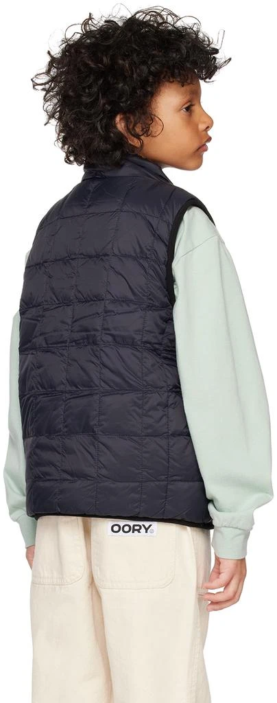 Taion Kids Black Quilted Reversible Vest 3