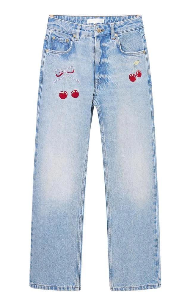 LOVESHACKFANCY LoveShackFancy Sami Cotton Denim Pants - Moda Operandi