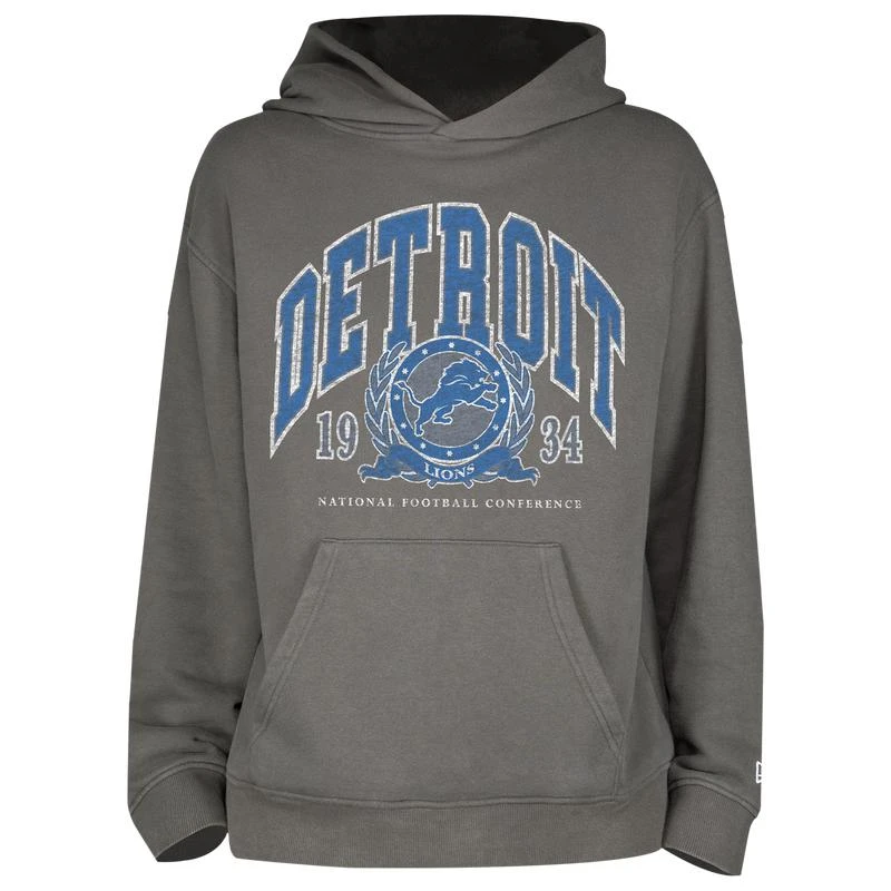 New Era New Era Lions Fitted Pullover Hoodie - Men's 1