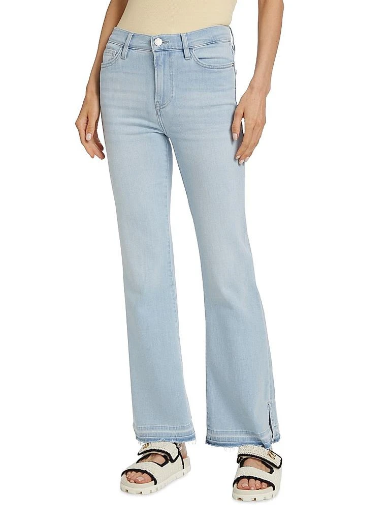 FRAME Le Easy Released Fray Hem Flare Jeans 3
