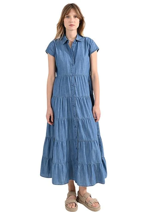 white christmas dresses Anika Denim Dress main image 1