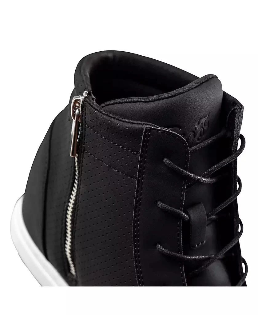 Fuego Kids Black Wedge Sneaker 7