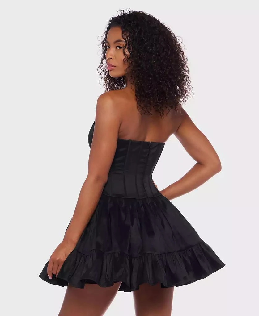 Alex & Sophia Juniors' Sleeveless Taffeta Fit & Flare Dress 5