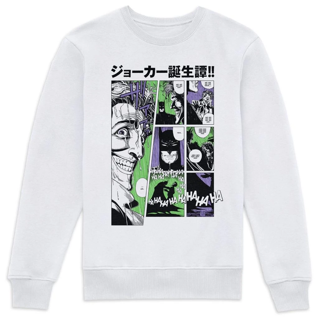 Original Hero Joker Manga-ha-ha Sweatshirt - White 1
