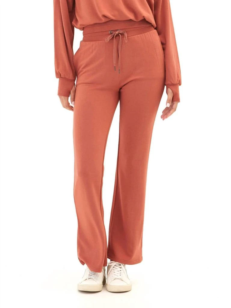 Threads for Thought Threads 4 Thought - Women's Nicolle Feather Fleece Flare Hem Pant 1