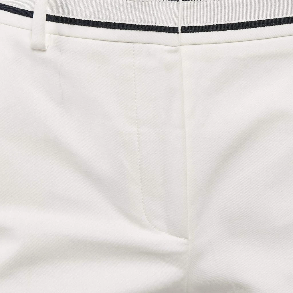 Dior Christian Dior White Gabardine Tapered Trousers S 3