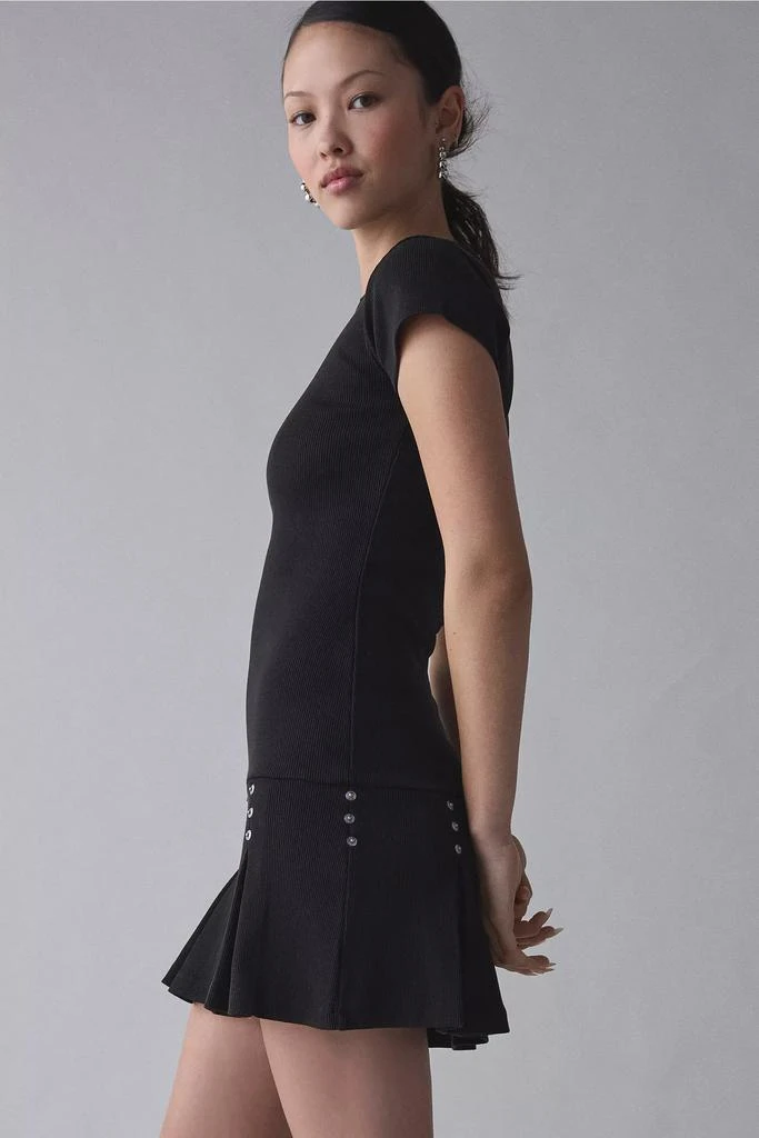 The Ragged Priest The Ragged Priest Transit Drop-Waist Pleated Mini Dress 3