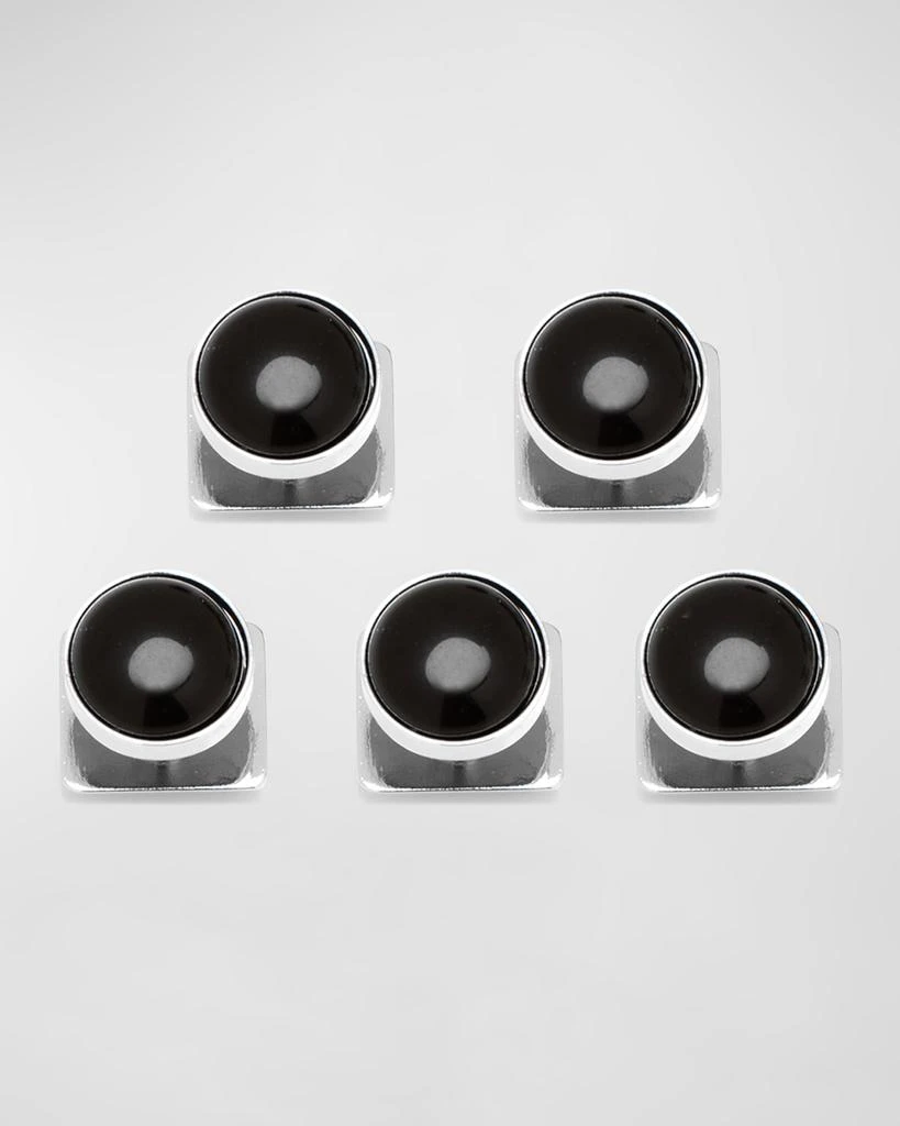 Cufflinks Inc. Men's Black Onyx Cufflink 5-Stud Set 2