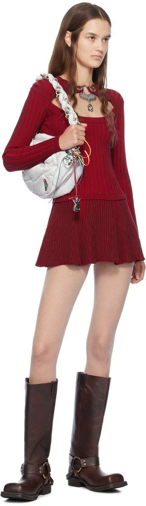 CHOPOVA LOWENA Red Patsy Minidress 4