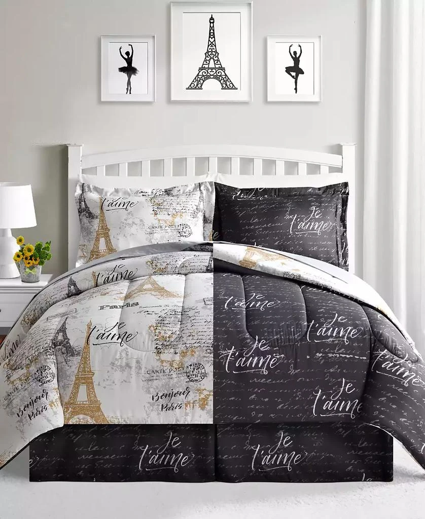 Fairfield Square Collection Paris Gold Reversible 8 Pc. Comforter Sets, Exclusively at Macy’s 3