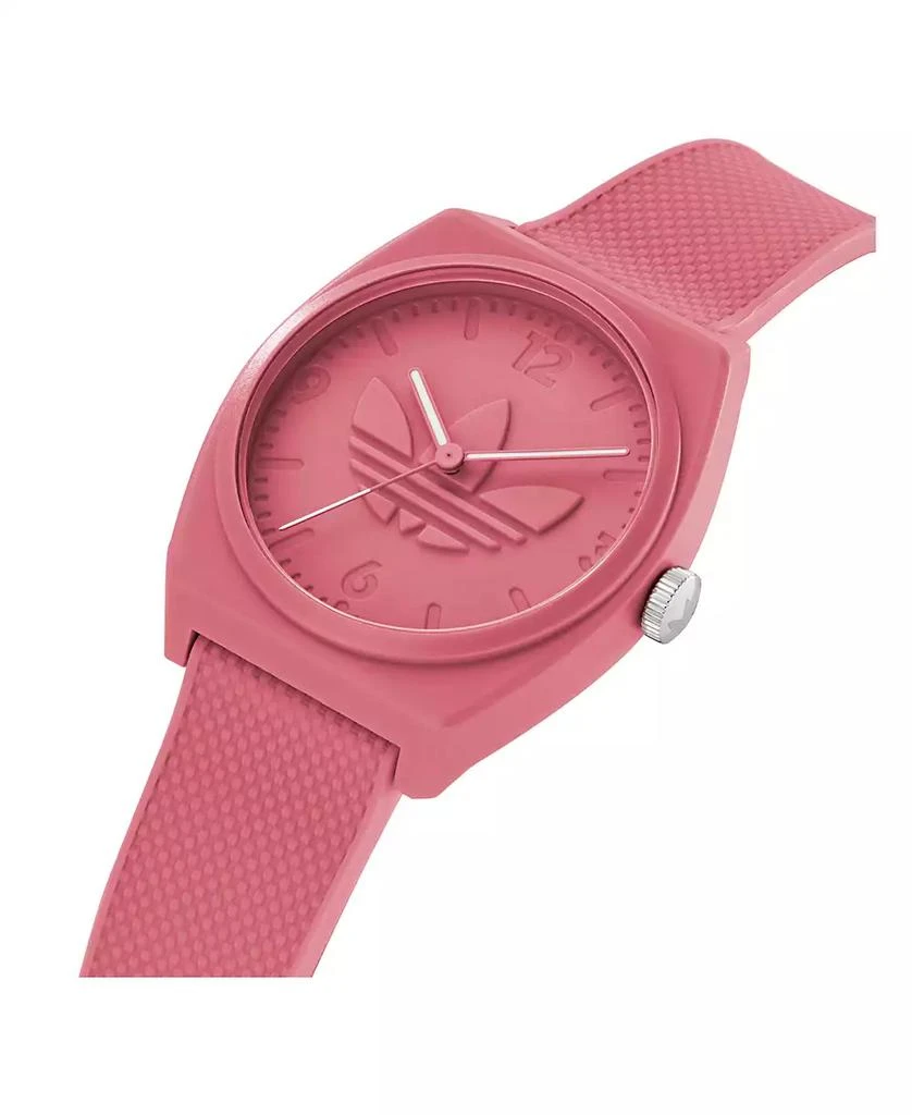 Adidas Unisex Three Hand Project Two Pink Resin Strap Watch 38mm 4