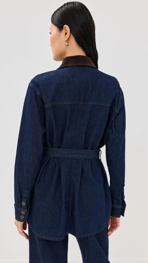 VERONICA BEARD Mikaela Shacket with Corduroy Collar 2