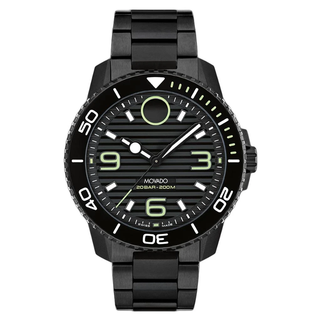 Movado Men's Bold Black Dial Watch 1