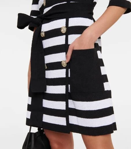 Salvatore Ferragamo Striped wrap minidress 5