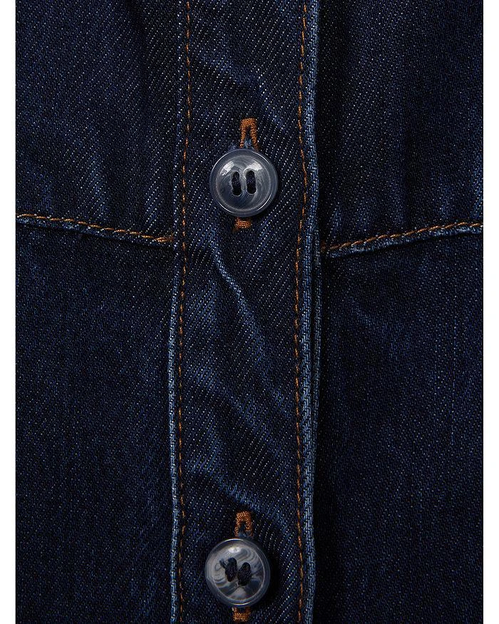 REISS Lyle Denim Midi Dress 4