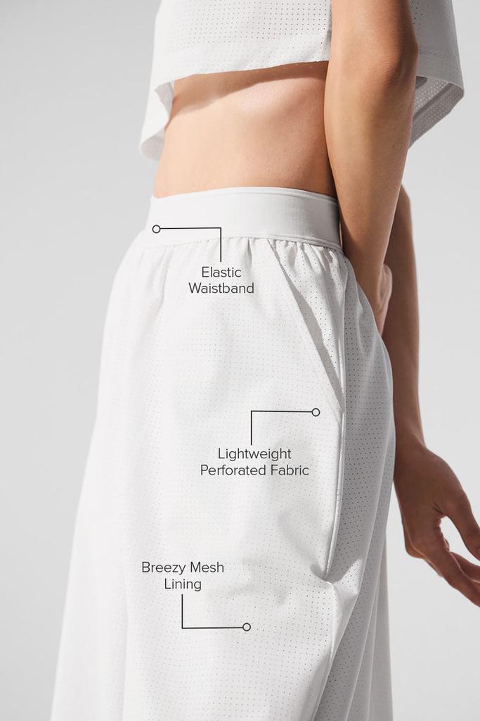 Alo Mesh Mirage Trouser - White