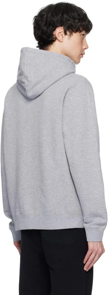 Sunspel Gray Loopback Hoodie 3