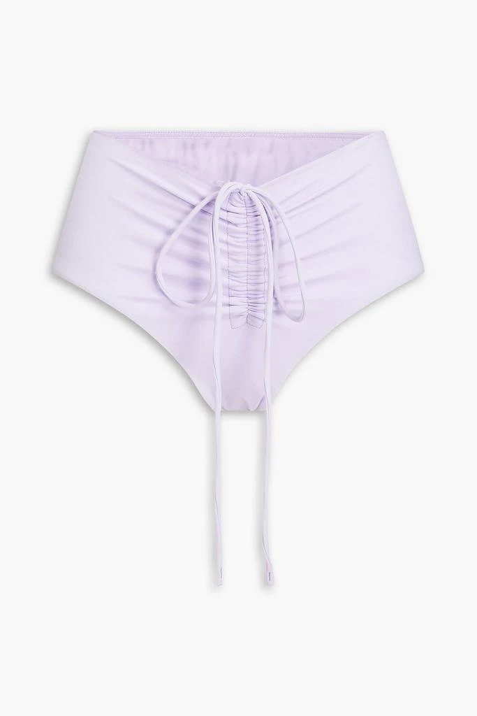Christopher Esber Odessa ruched high-rise bikini briefs 1