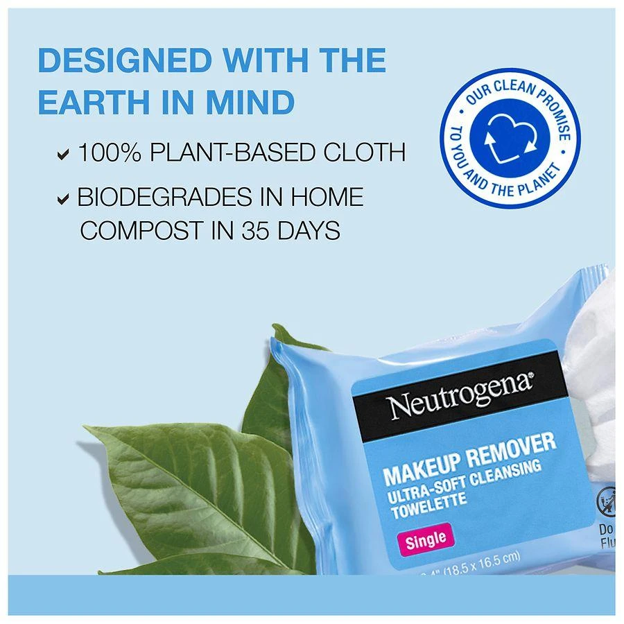 Neutrogena Cleansing Makeup Remover Wipes, Individually Wrapped Unspecified 8