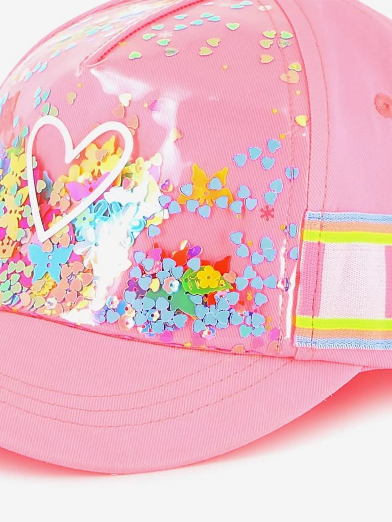 Billieblush Girls Confetti Heart Cap in Pink 4