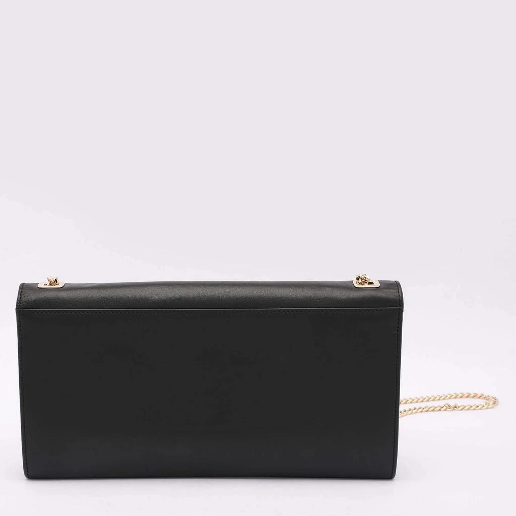 Furla Furla Black Leather Push Lock Flap Crossbody Bag 4
