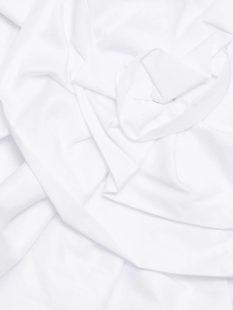 Chiara Boni Fusina Rosette-Accent Cotton Button-Front Top 5