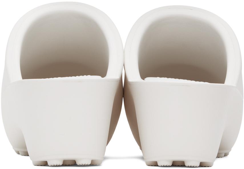 【PRAYING】CLOG_WHITE Praying White 'Praying' Clogs - Business Casual Shoes