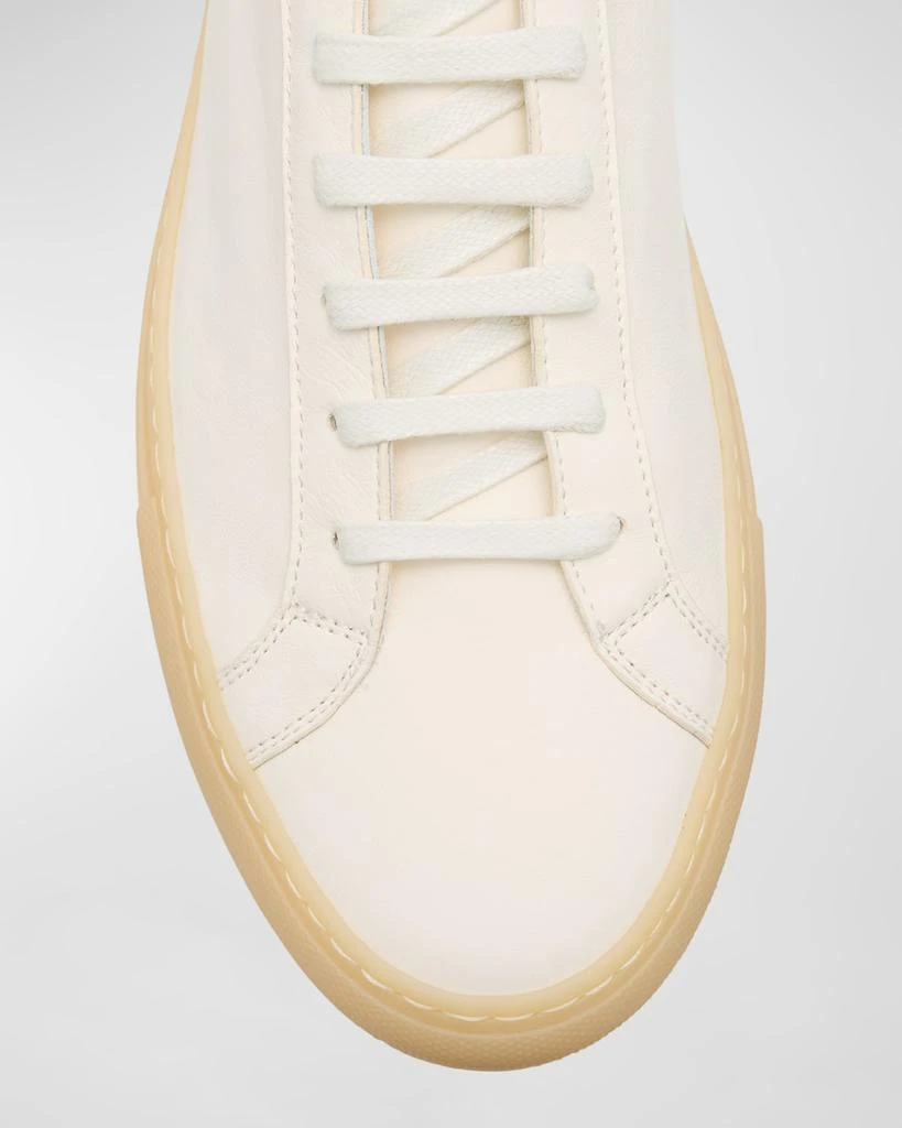 Common Projects Men's Achilles Gumsole Leather Low-Top Sneakers 5
