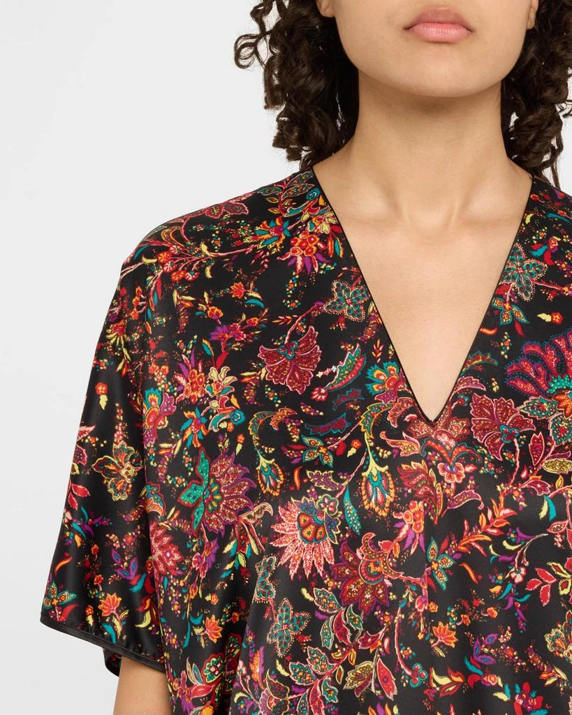Natori Granada Floral-Print Maxi Caftan 5