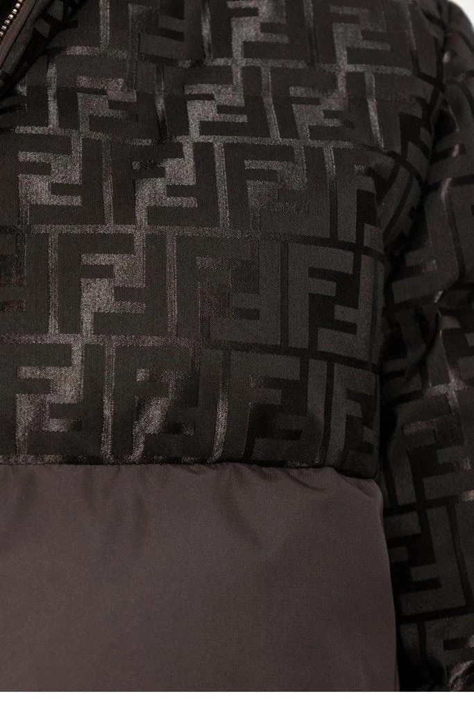 Fendi Fendi FF Jacquard Hooded Padded Jacket 4