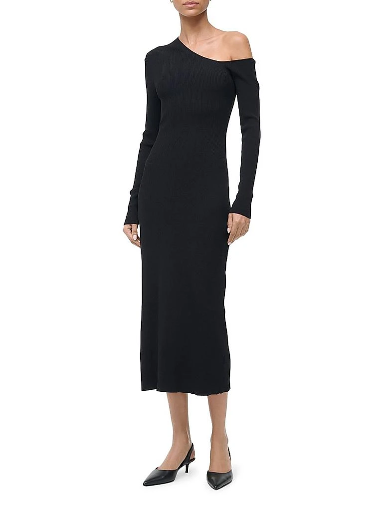 staud one shoulder dress STAUD One Shoulder Dresses