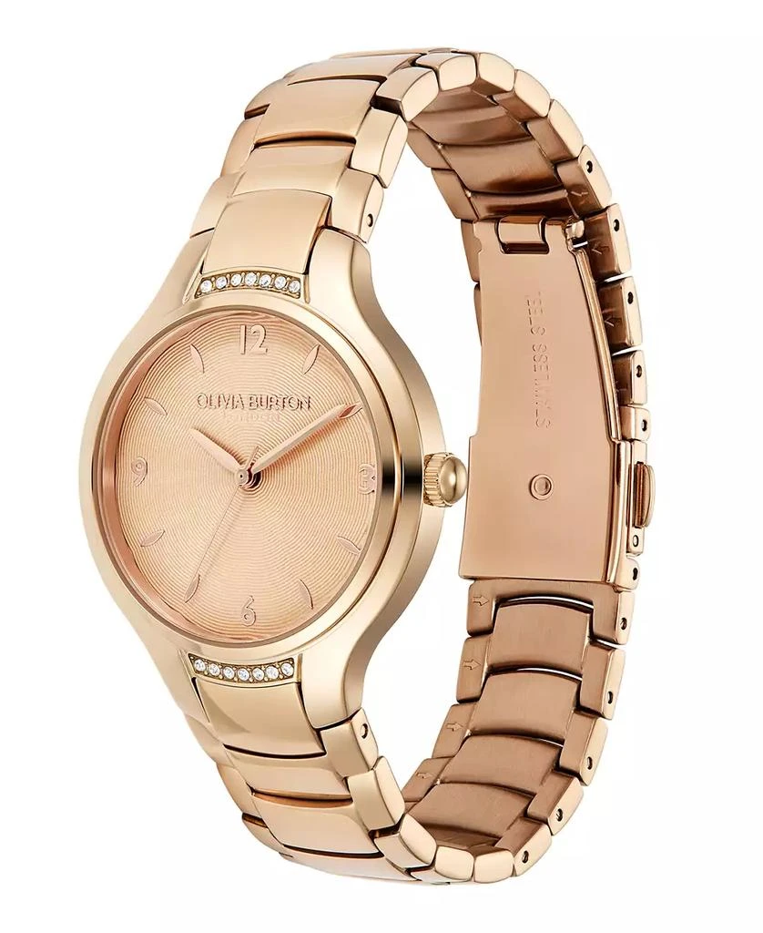 Olivia Burton Women's Lea Rose Gold-Tone Stainless Steel Watch 4