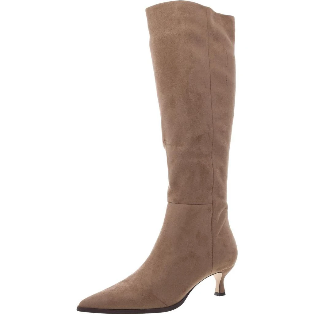 Madden Girl Debutt Womens Faux Leather Kitten Heel Knee-High Boots 5