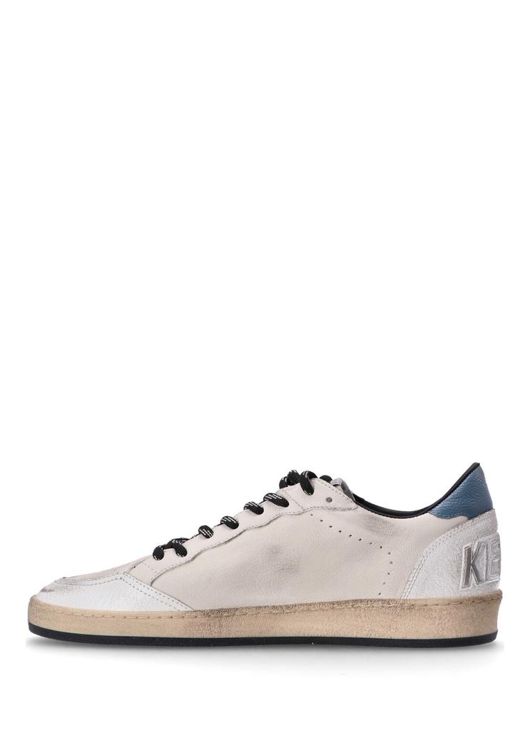 Golden Goose Ball Star Leather Upper Ad Heel Suede Toe And Spur Nabuk St