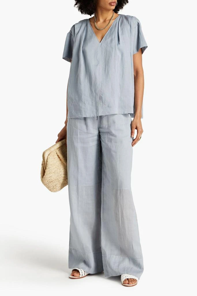 Joseph Fletcher ramie-voile blouse 2