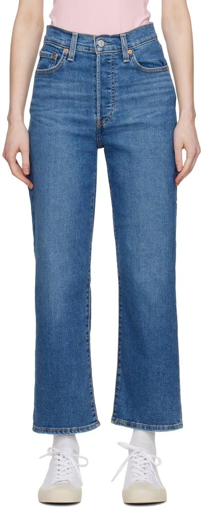 Levi's Blue Ribcage Jeans 1