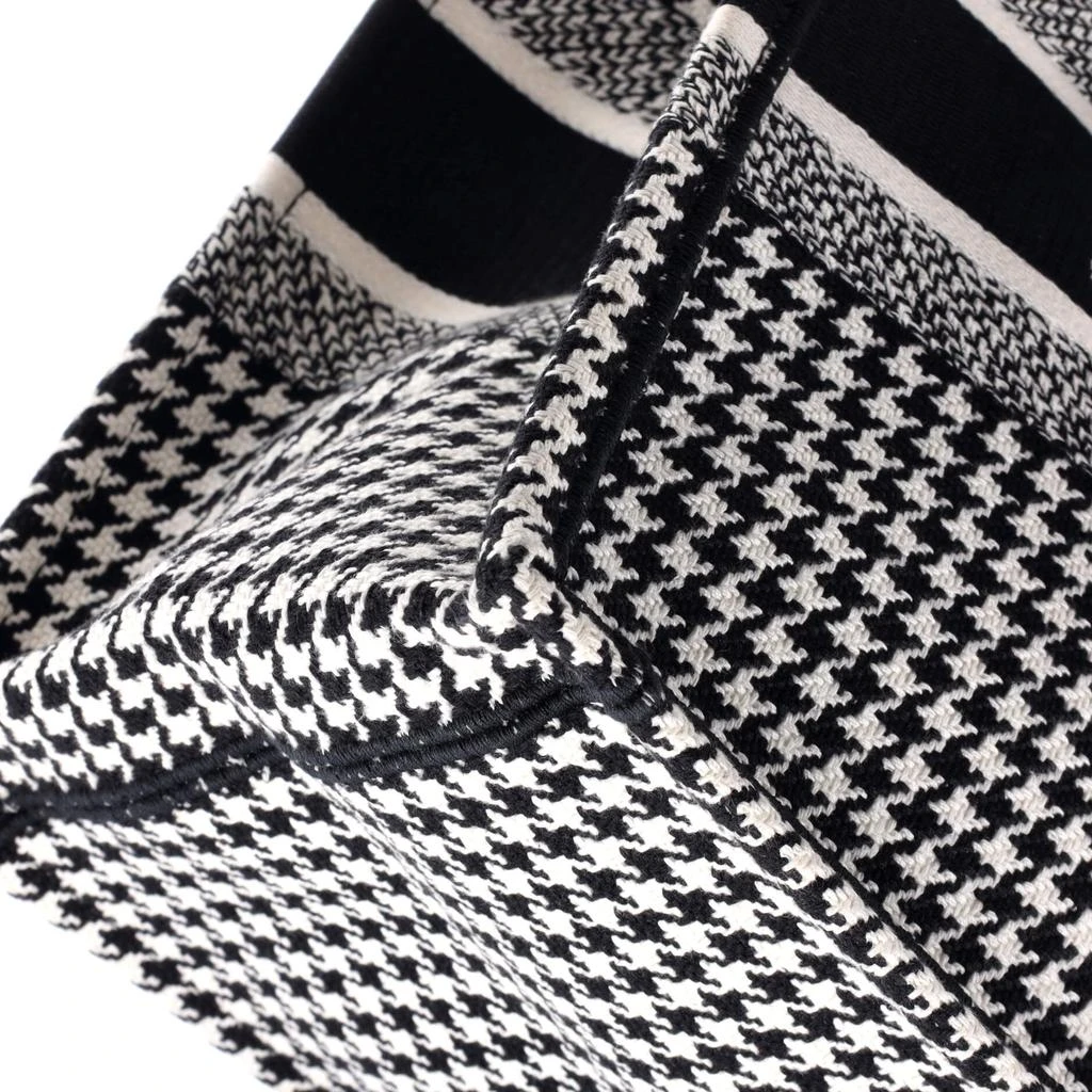 Dior Book Tote Houndstooth Canvas Medium 6
