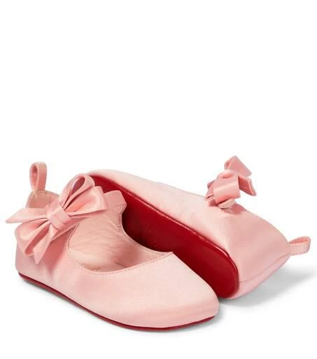 Christian Louboutin Baby Lou Babe satin ballet flats 5
