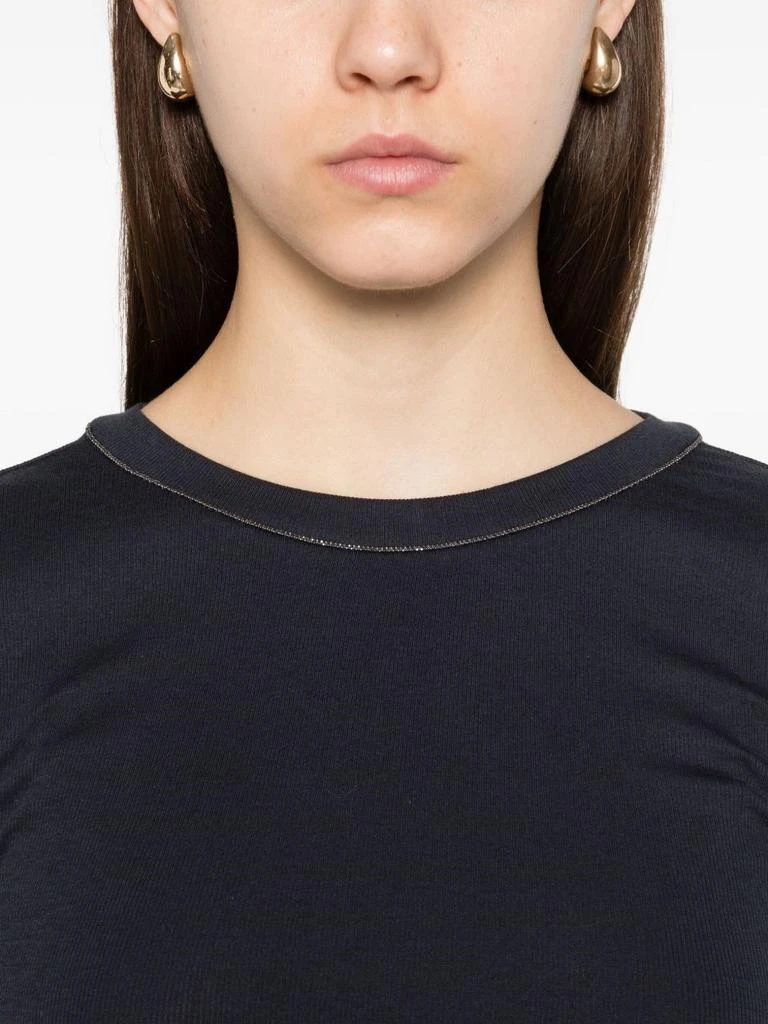 Brunello Cucinelli BRUNELLO CUCINELLI - Cotton Crewneck Sweater 4