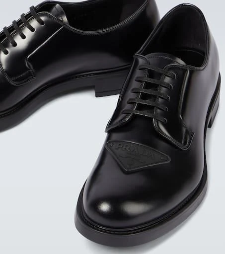 Prada Brushed leather Derby shoes 3