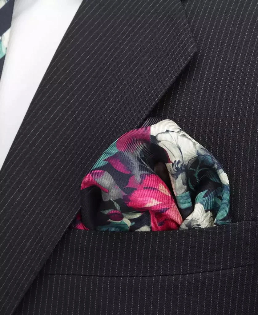 Ox and Bull Trading Co. Men's Painted Floral Pocket Square 4