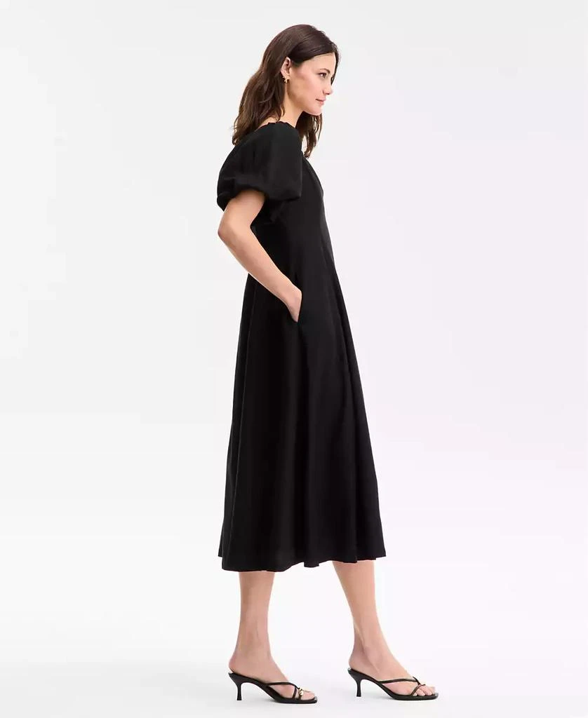 INC International Women's On/Off-The-Shoulder Puff-Sleeve Midi Dress, Exclusively at Macy's 2